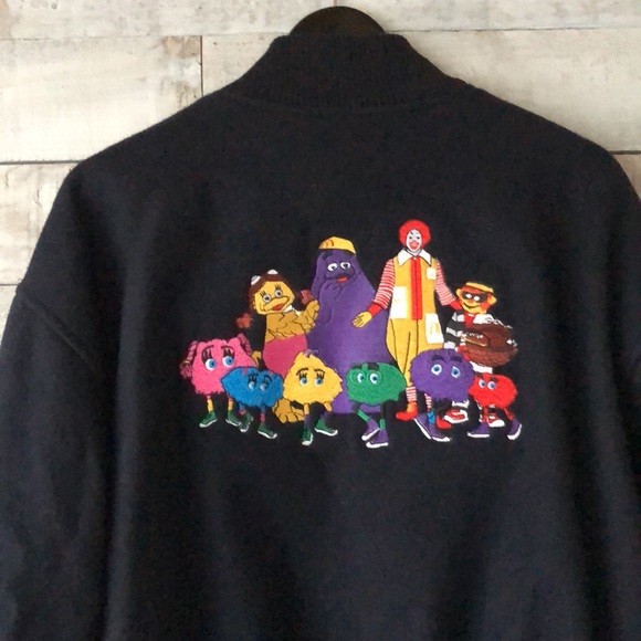 mcdonalds authentic sport canada Other - RARE! Vintage McDonald’s varsity bomber jacket